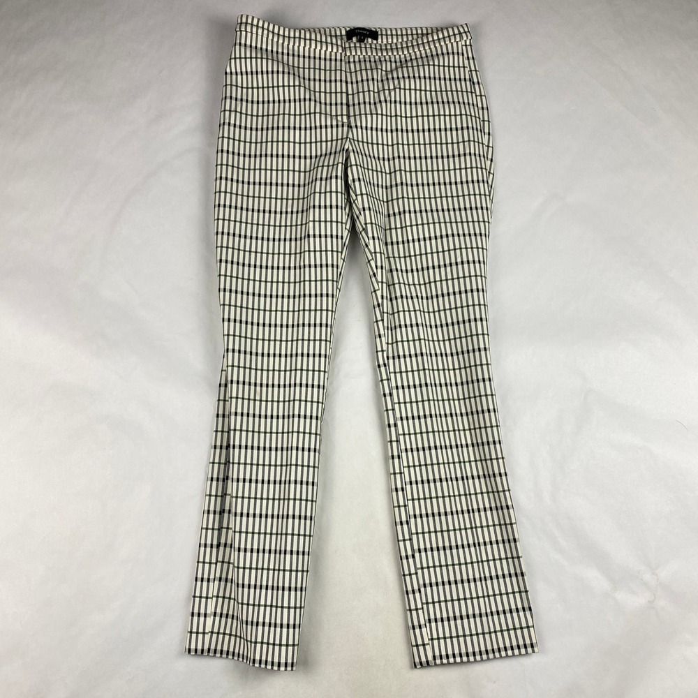 Theory Pants Women's Size 0 - Classic Skinny in Viscose Grid